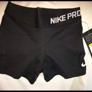 Big girls’ Small Black Bike Pro Spandex Shorts